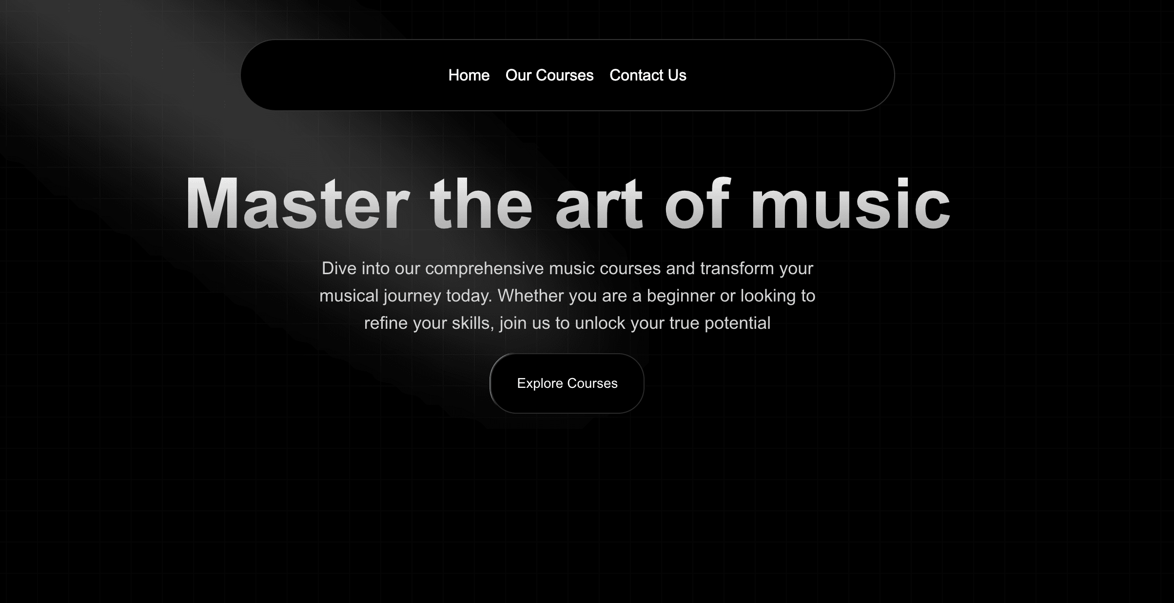 MUSIC WEBSITE USING NEXT JS